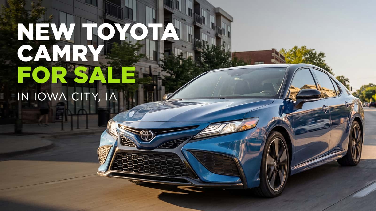New Toyota Camry for Sale in Iowa City - Camry diving in downtown iowa city