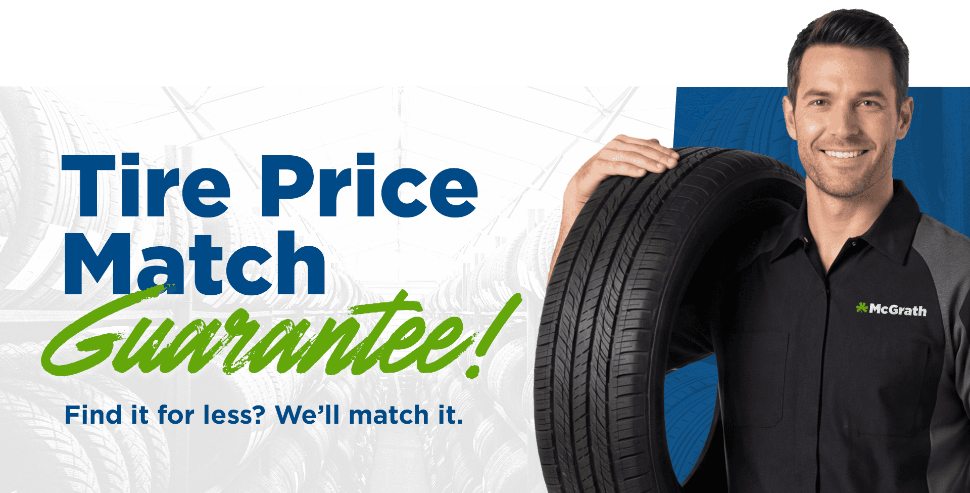 Tire installation and service at McGrath Toyota of Iowa City in Iowa City, IA