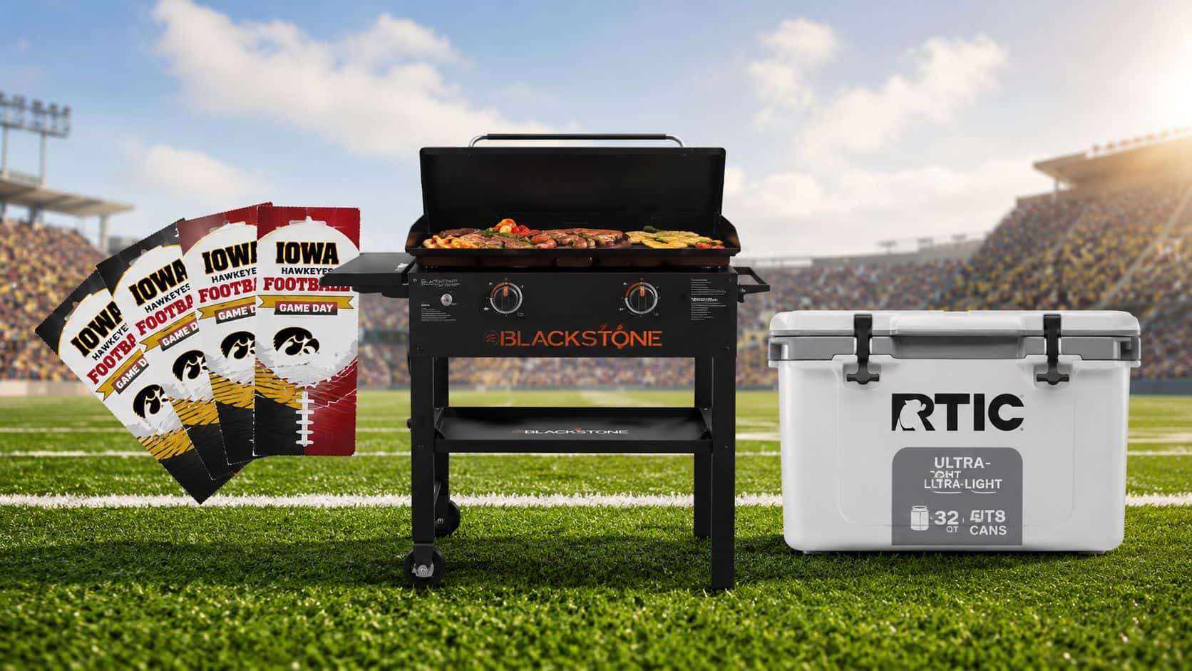 Iowa Hawkeyes Football Tailgate Package Grand Prize