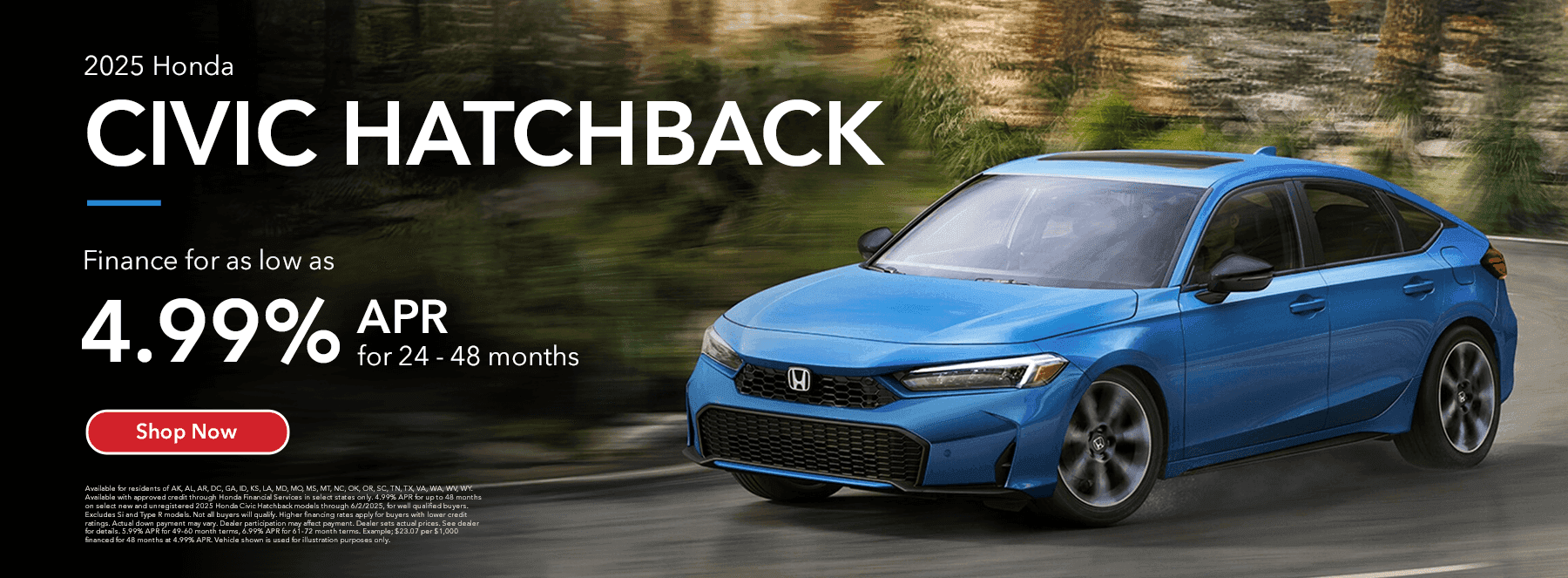 2025 Honda Civic Hatchback APR