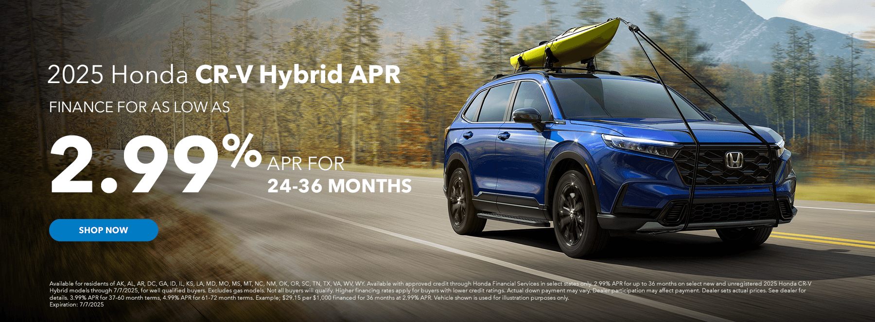 2025 Honda CR-V Hybrid APR