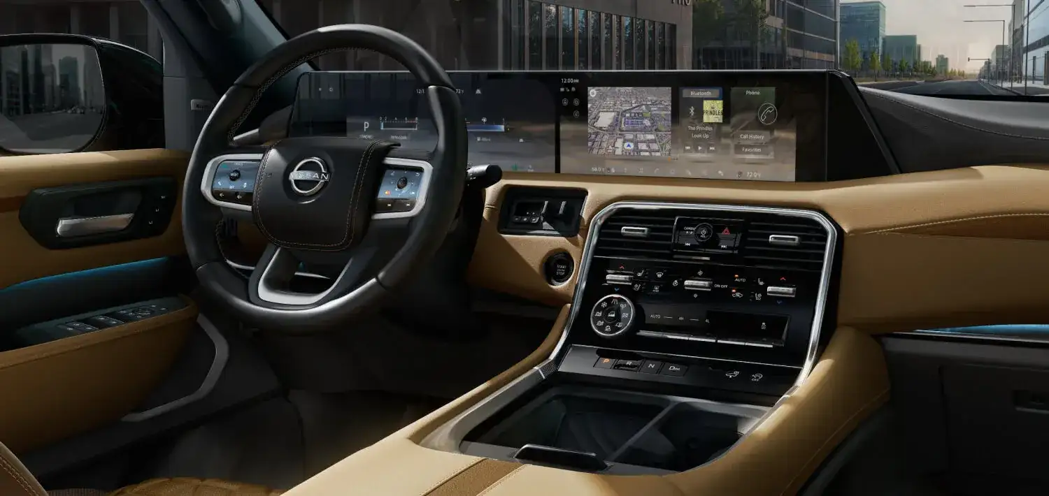 2026 Nissan Armada dual screen technology