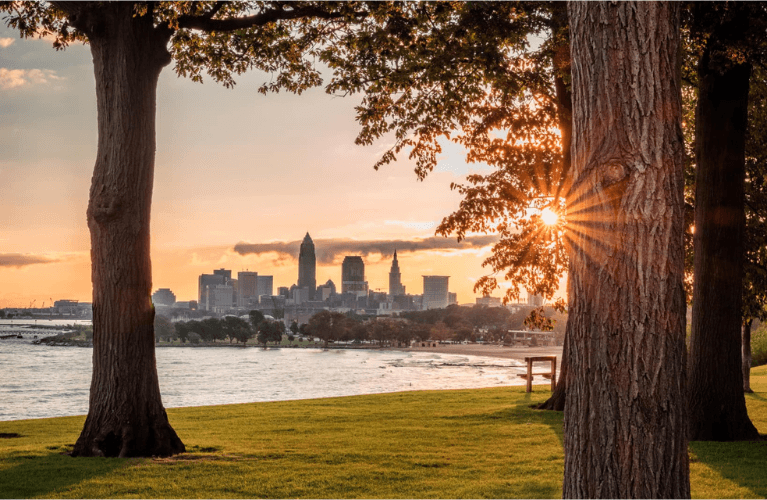 A view of Cleveland, OH