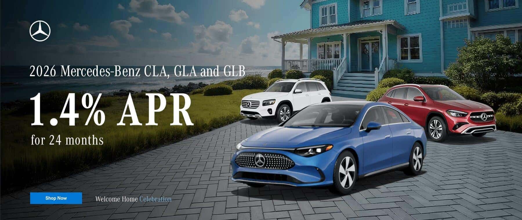 2026 Mercedes-Benz CLA, GLA and GLB 1.4% APR for 24 months