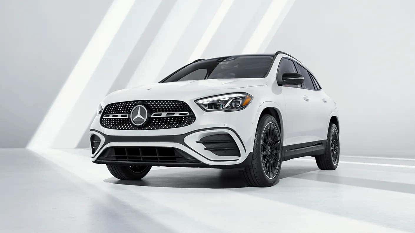 A white 2025 Mercedes-Benz GLA