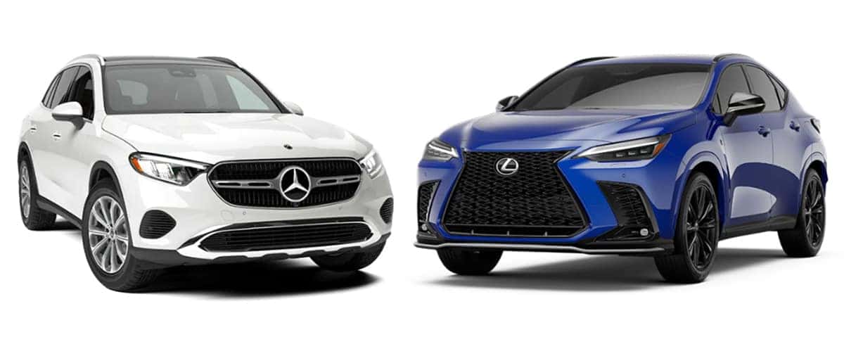 2026 mercedes glc vs 2026 lexus nx side by side