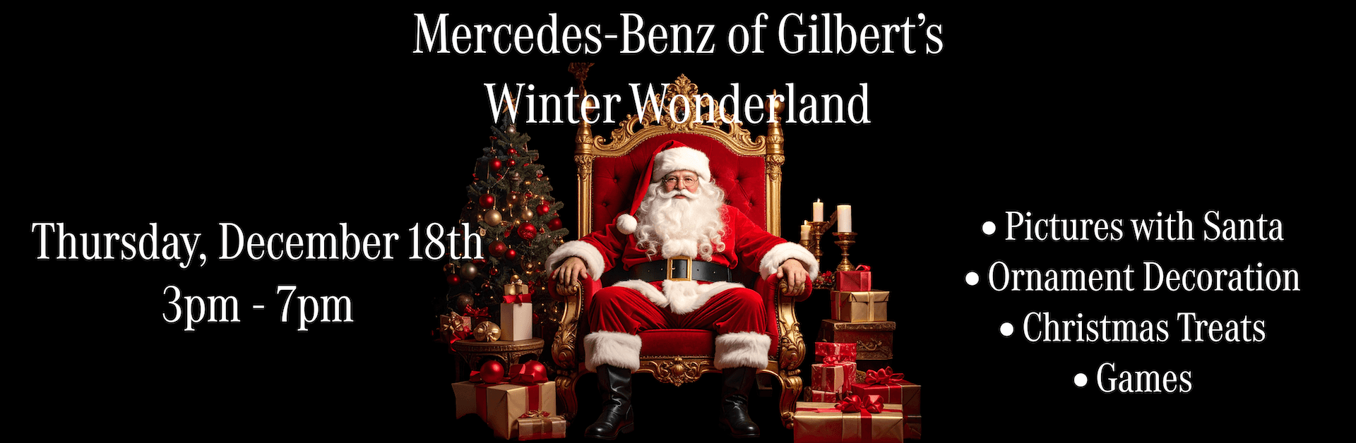 Mercedes-Benz of Gilbert Winter Wonderland