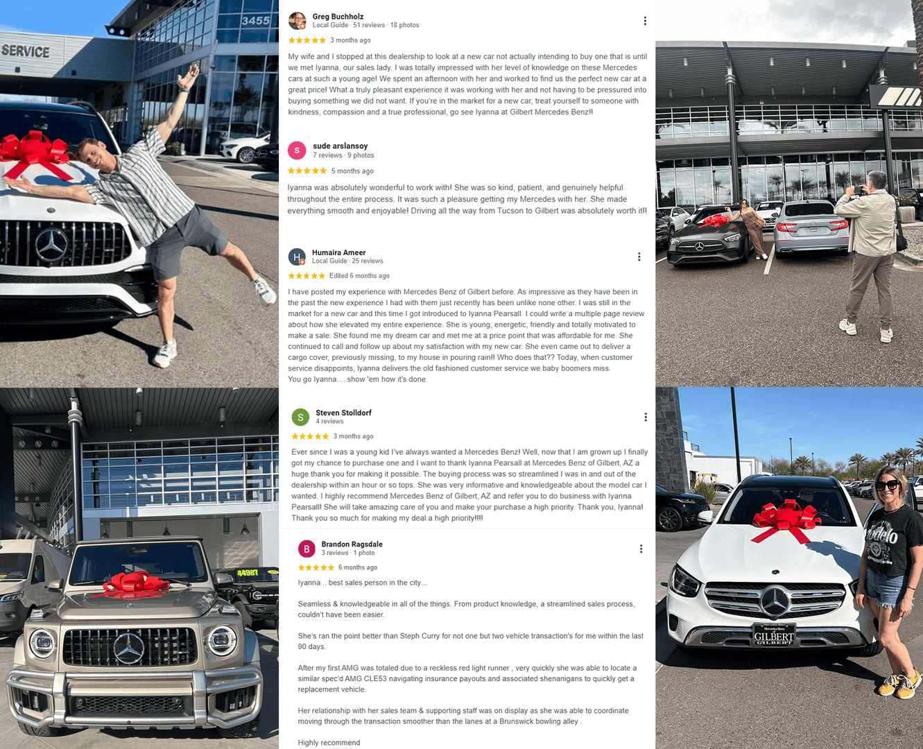 Mercedes-Benz of Gilbert Iyanna Pearsall Reviews