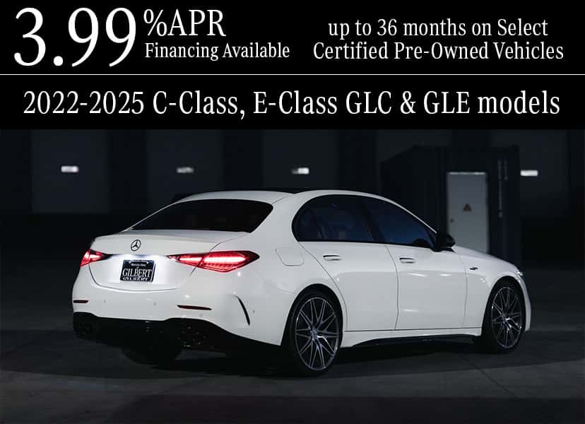 <strong>3.99% Financing on Select Certified Pre-Owned Vehicles</strong>