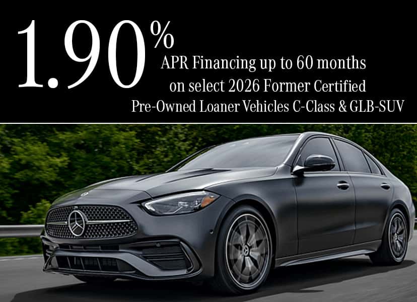 <strong>1.90% APR on Select Former Loaner Vehicles</strong>