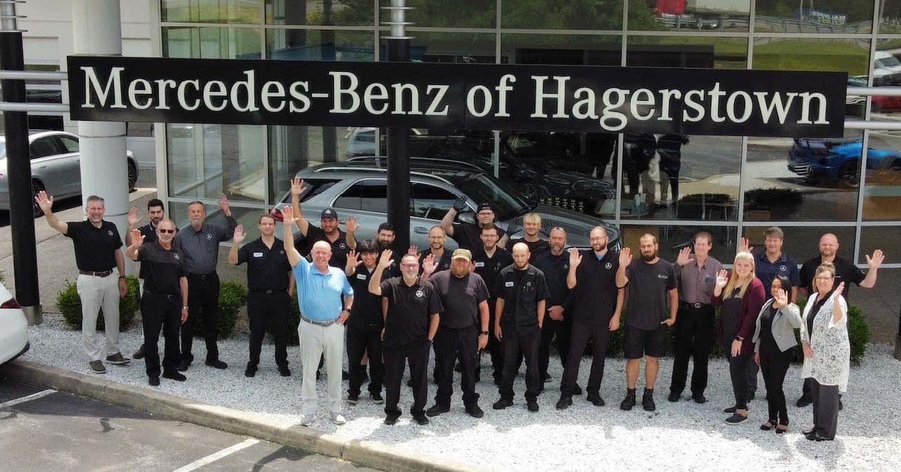 Mercedes-Benz of Hagerstown Staff Group Photo Shoot