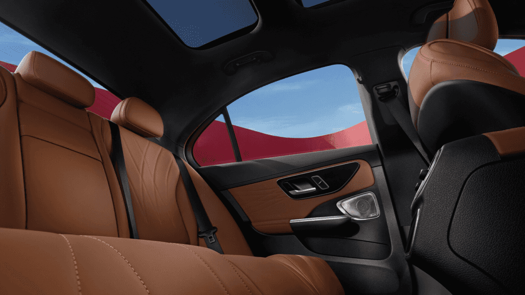 Interior shot of Mercedes-Benz C Class Sedan