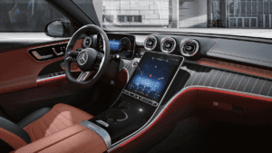 Interior shot of Mercedes-Benz C Class Sedan