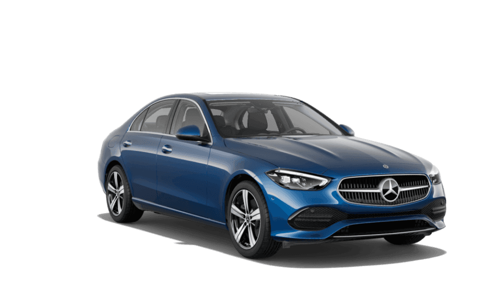 Mercedes-Benz C Class Sedan in Starling Blue Metallic
