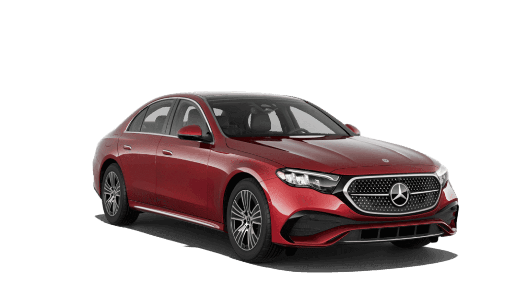 E Class Sedan in MANUFAKTUR Patagonia Red Metallic