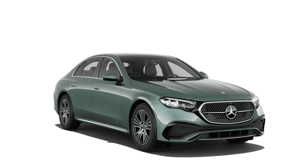 E Class Sedan in Verde Silver Metallic
