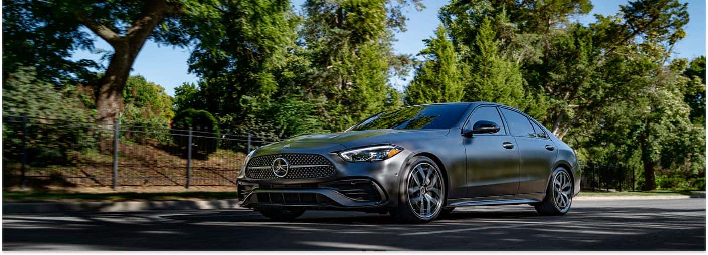 2026 Mercedes-Benz C-Class Sedan Driving on Road