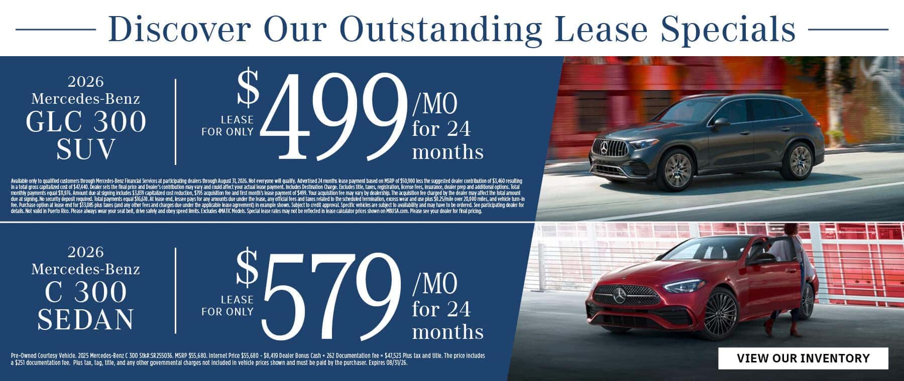 Mercedes-Benz GLC & C 300