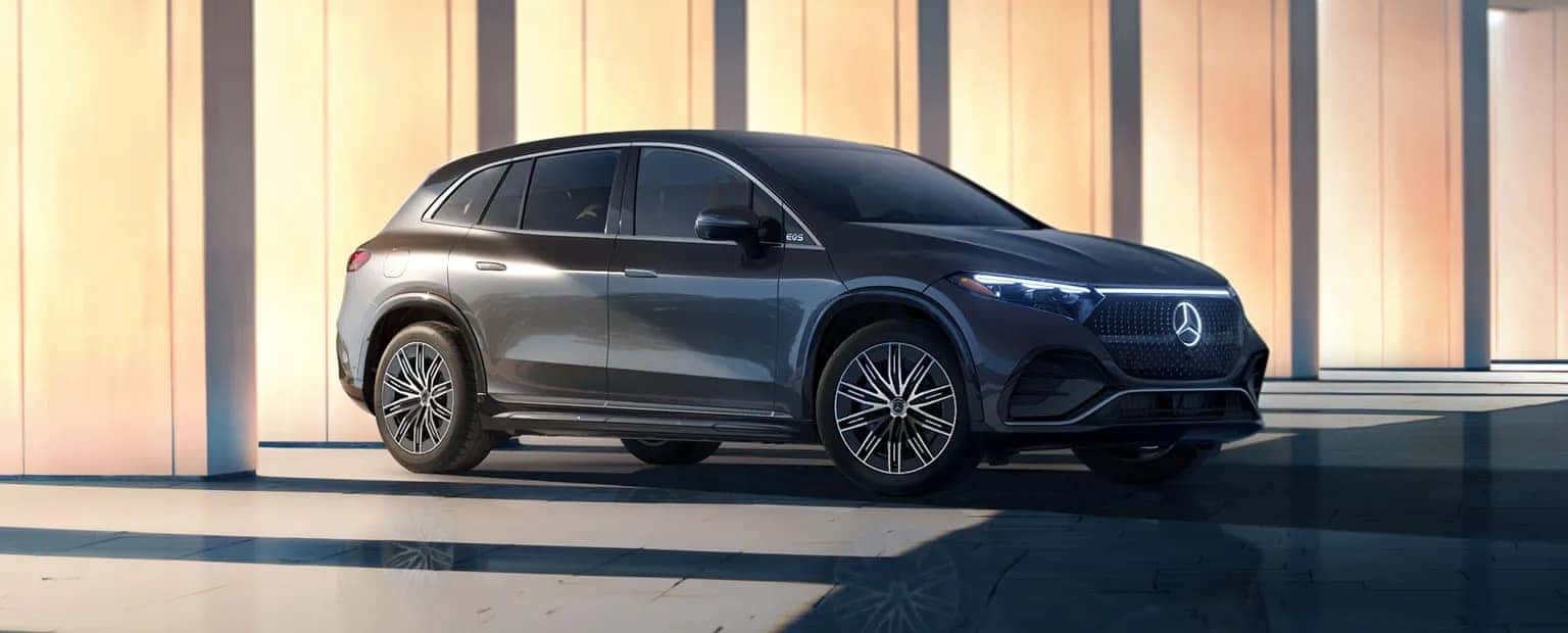 2026 Mercedes-Benz EQS all-electric luxury SUV in gray