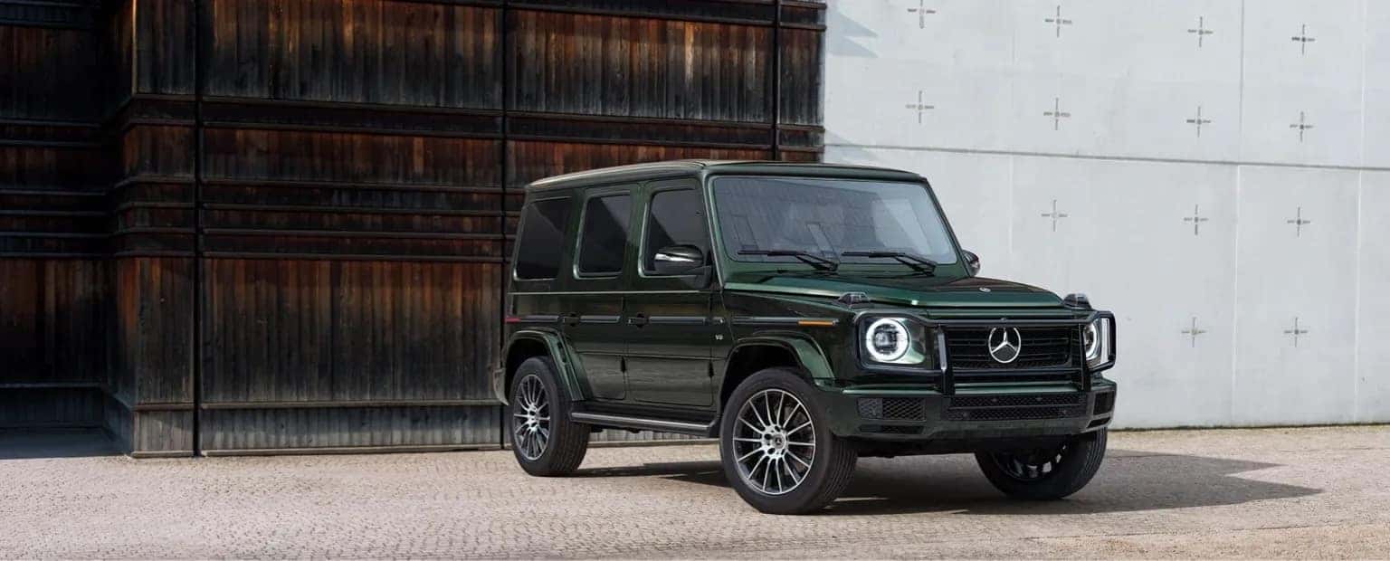 2026 Mercedes-Benz G-Class luxury SUV in green