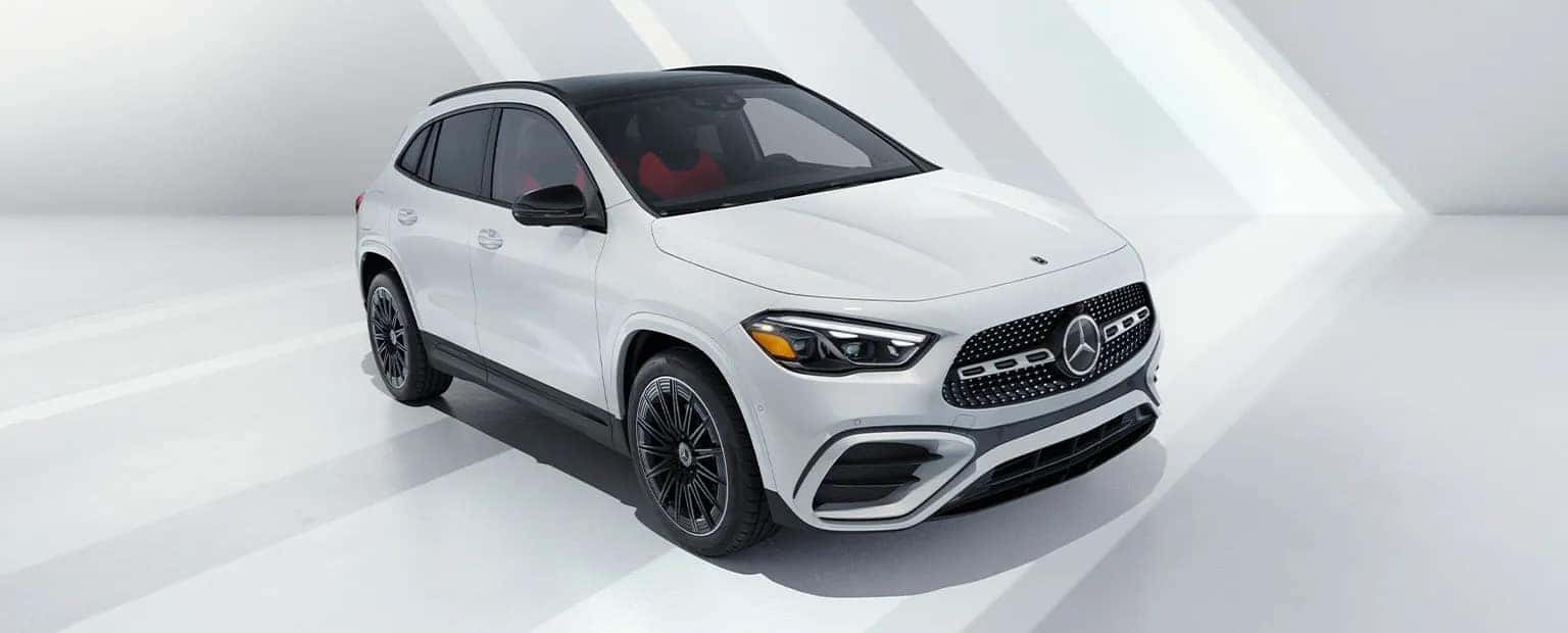 2025 Mercedes-Benz GLA compact luxury SUV in white