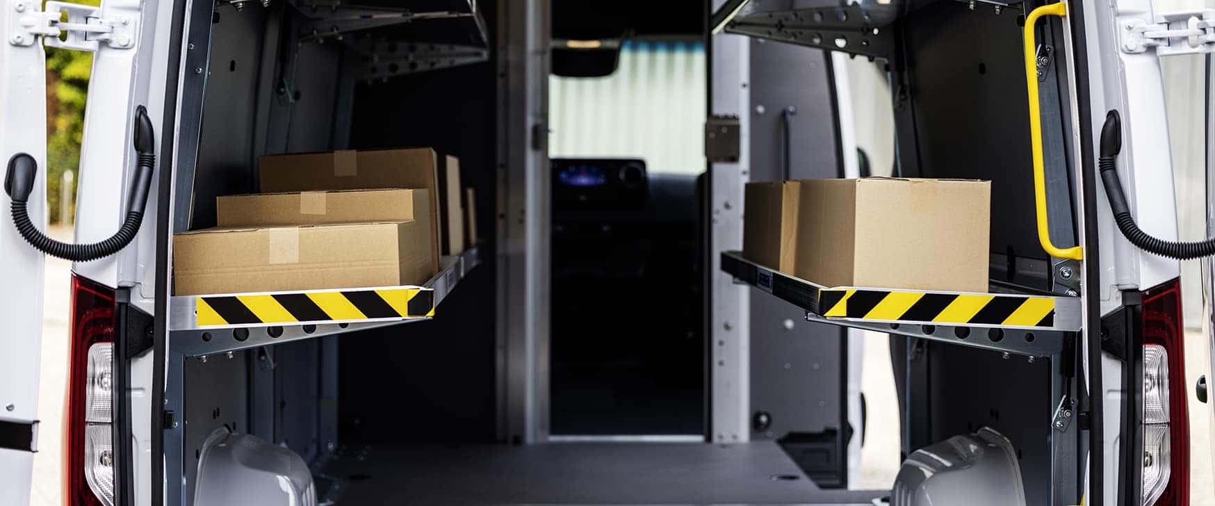 HVAC & Plumbing van upfit interior