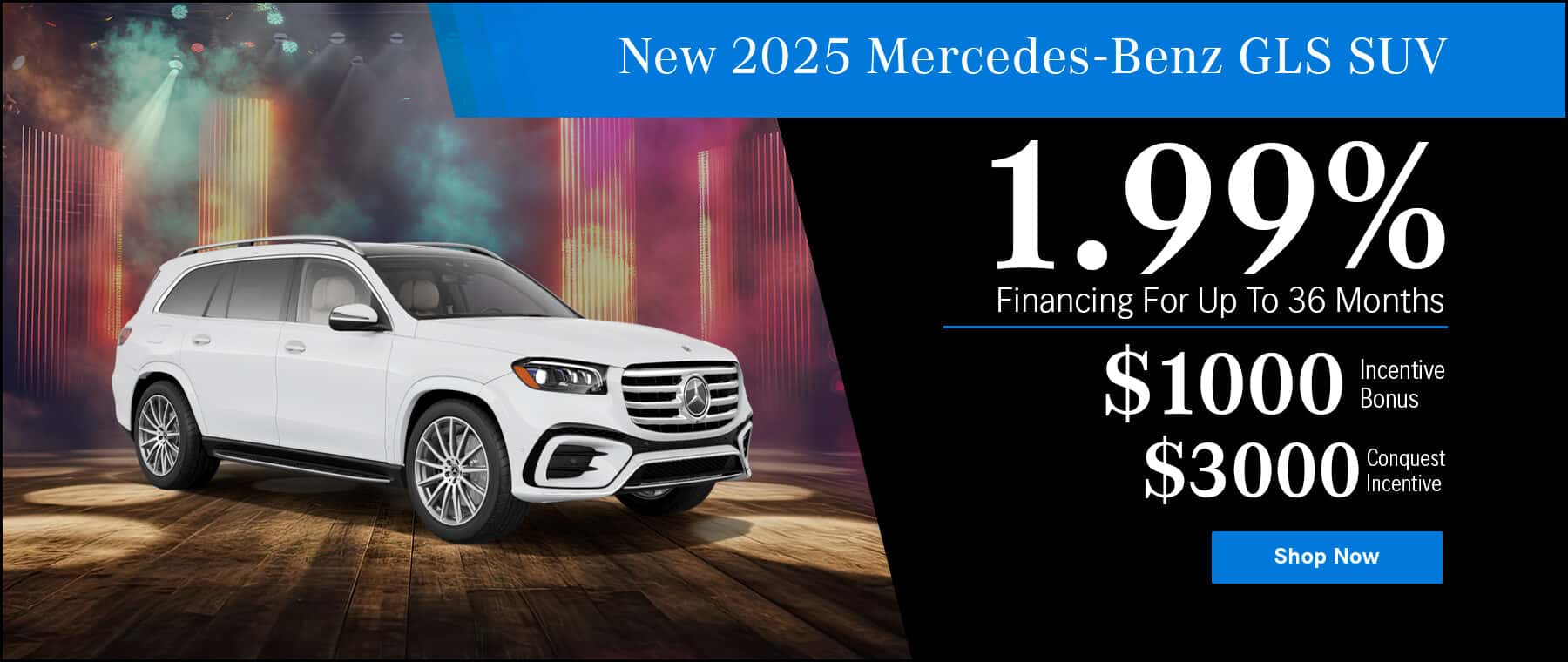 New Mercedes-Benz GLS SUV promo