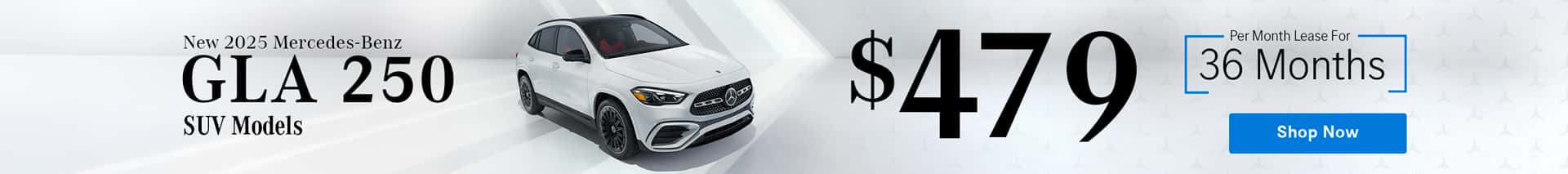 2025 Mercedes GLA Promo