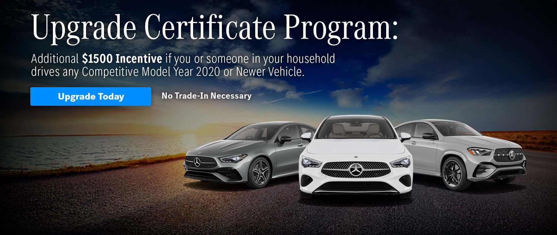 Upgrade Certificate Program Promo