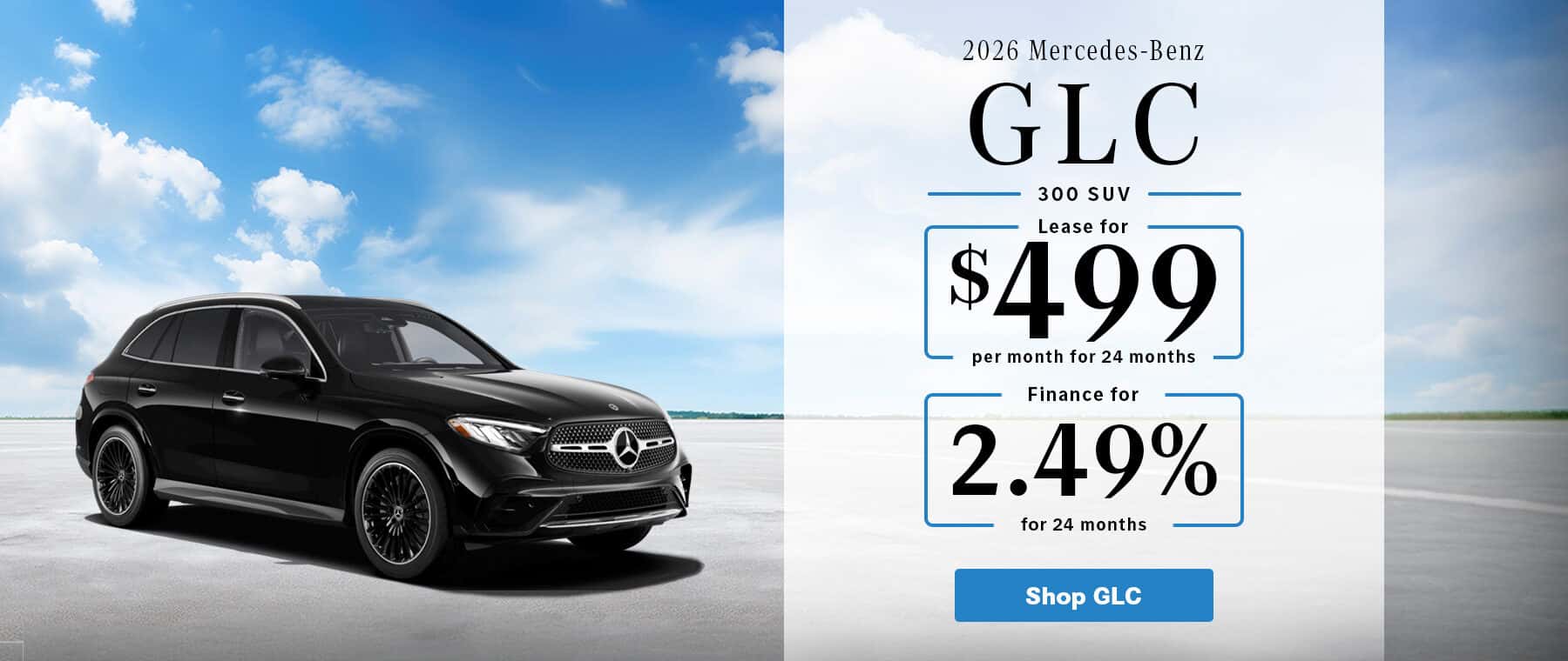 2026 Mercedes-Benz GLC promo