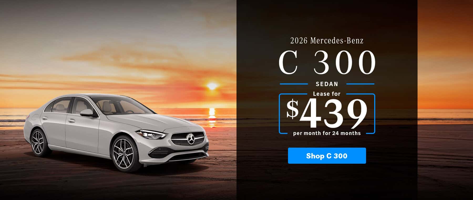New 2026 Mercedes-Benz C 300 Sedan