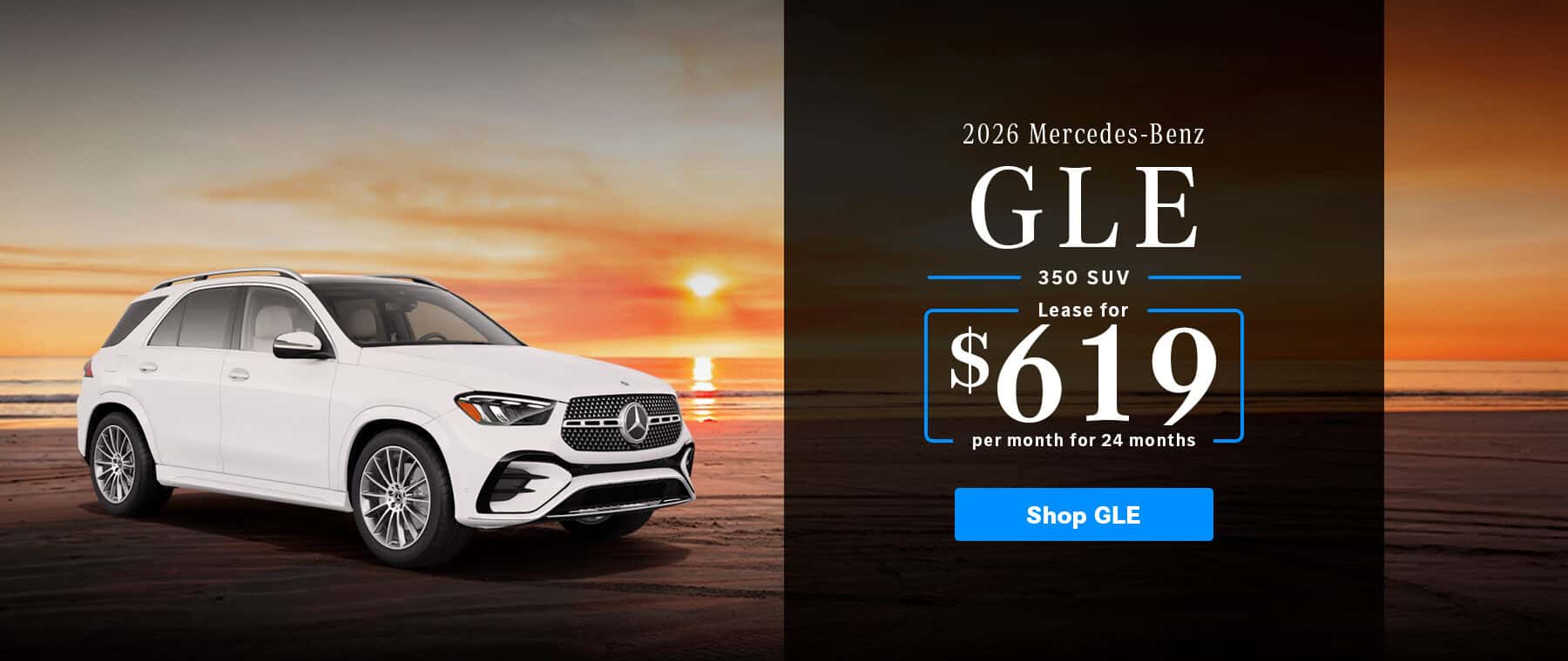 New 2026 Mercedes-Benz GLE 350 SUV promo