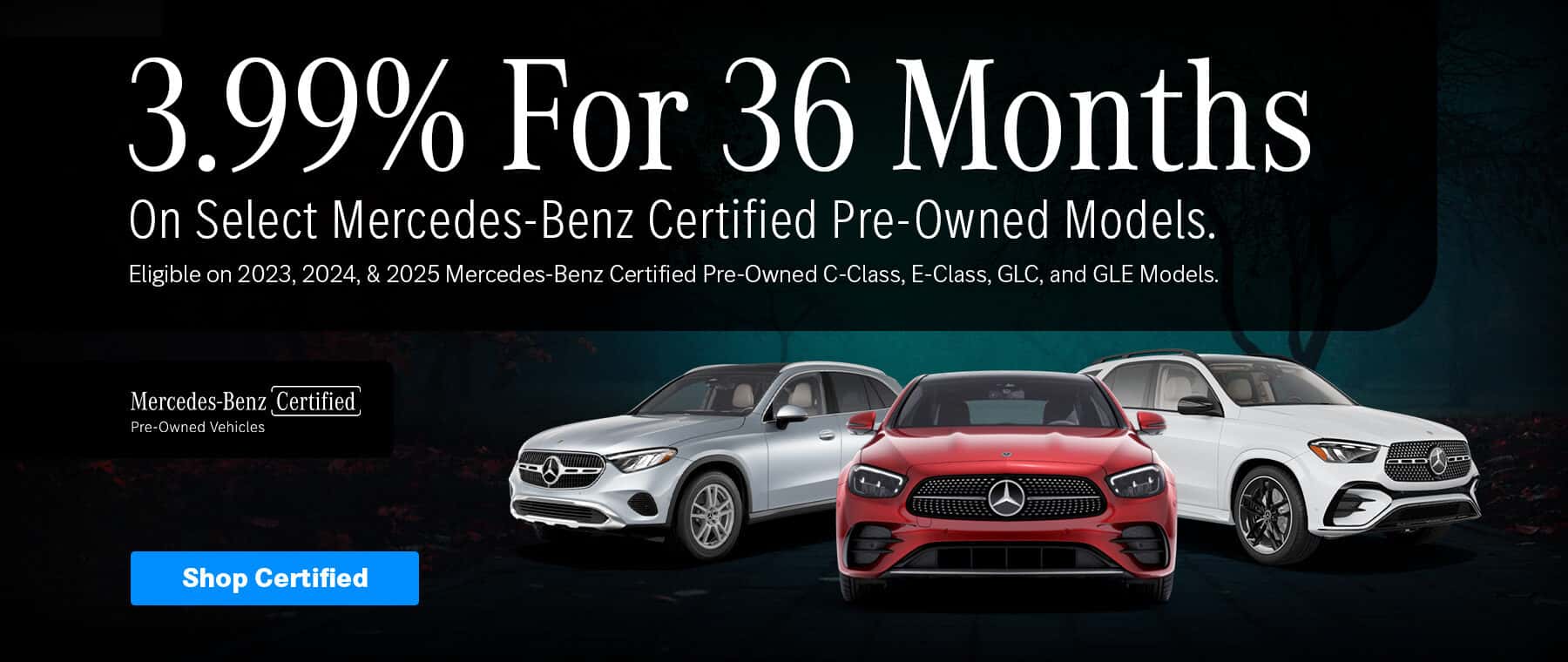 Mercedes-Benz Certified Pre-Owned Promo