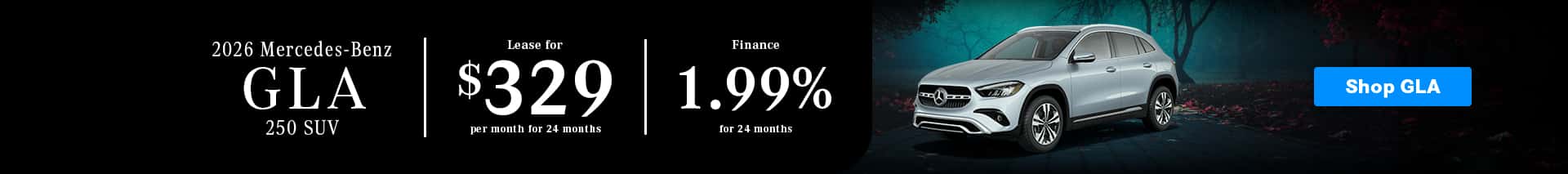 New Mercedes-Benz GLA 250 promo