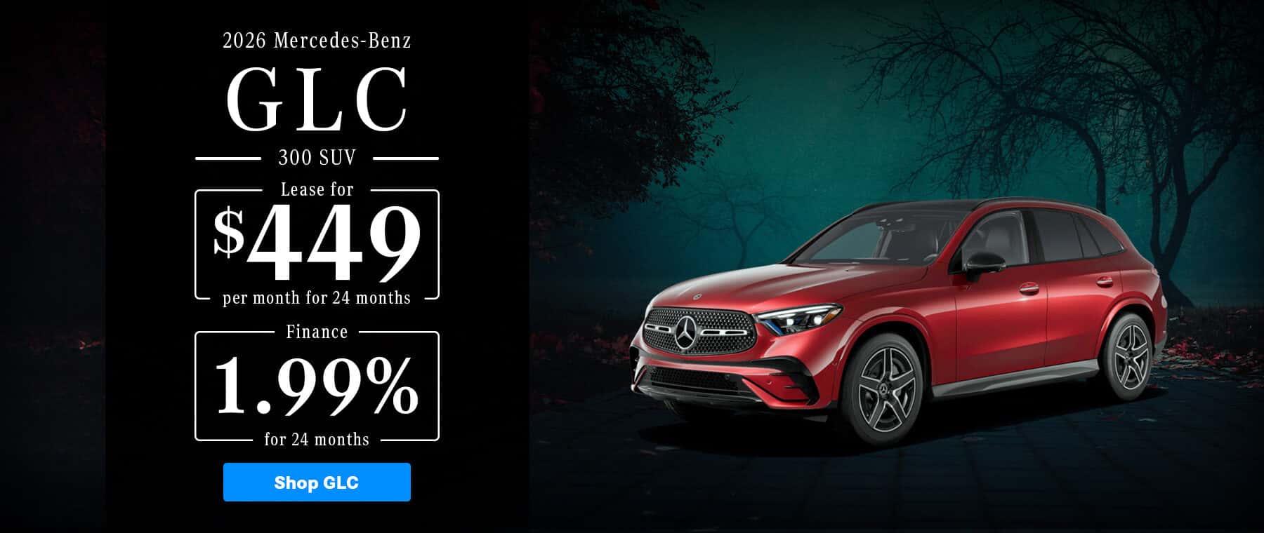 New Mercedes-benz GLC 300 promo