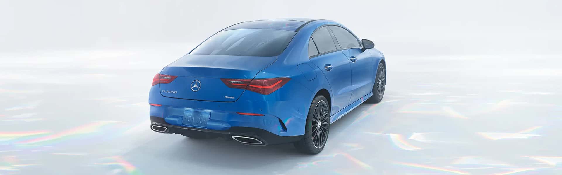 2026 CLA Coupe parked in a building