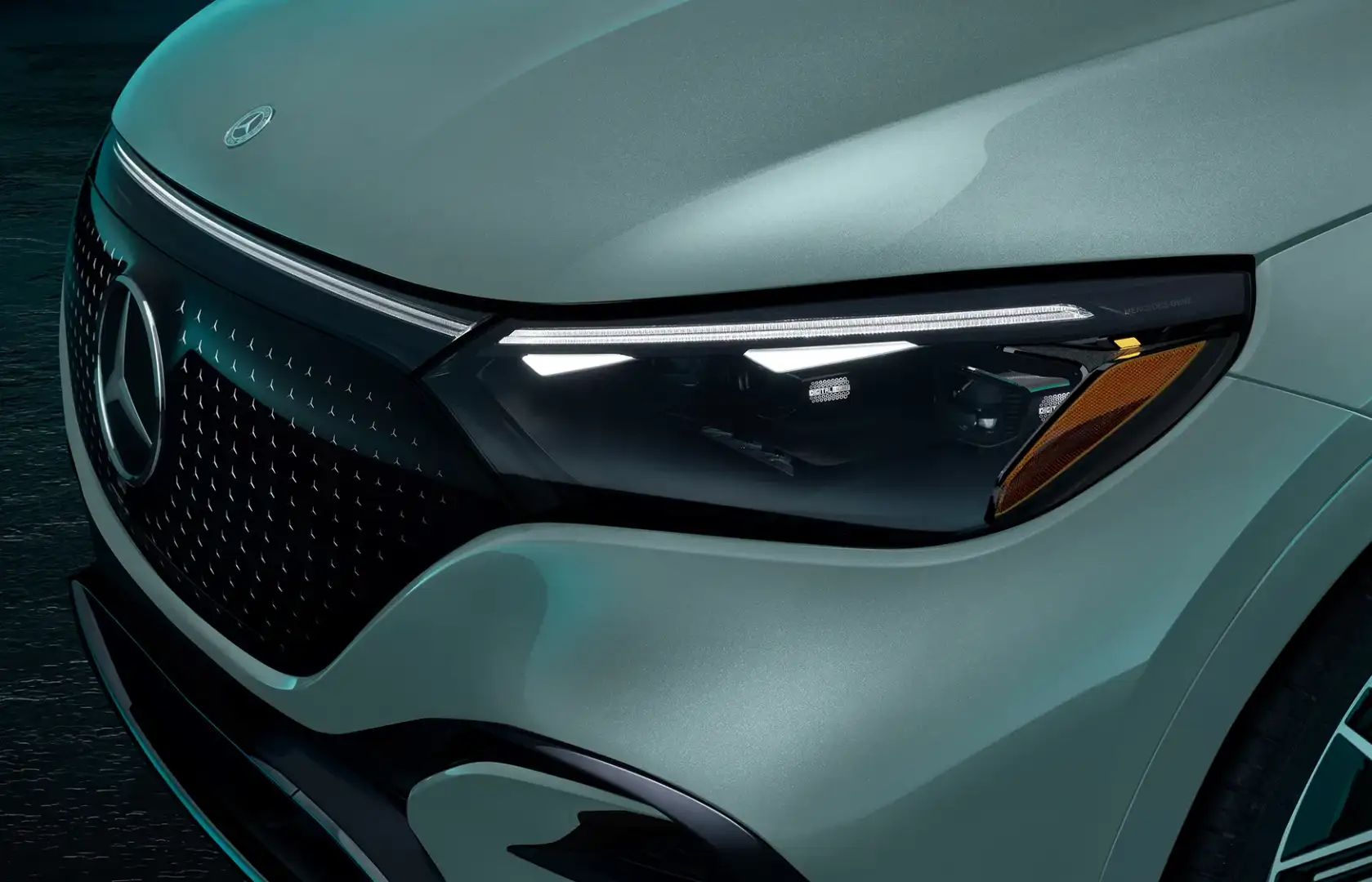 The exterior of the 2026 EQE SUV