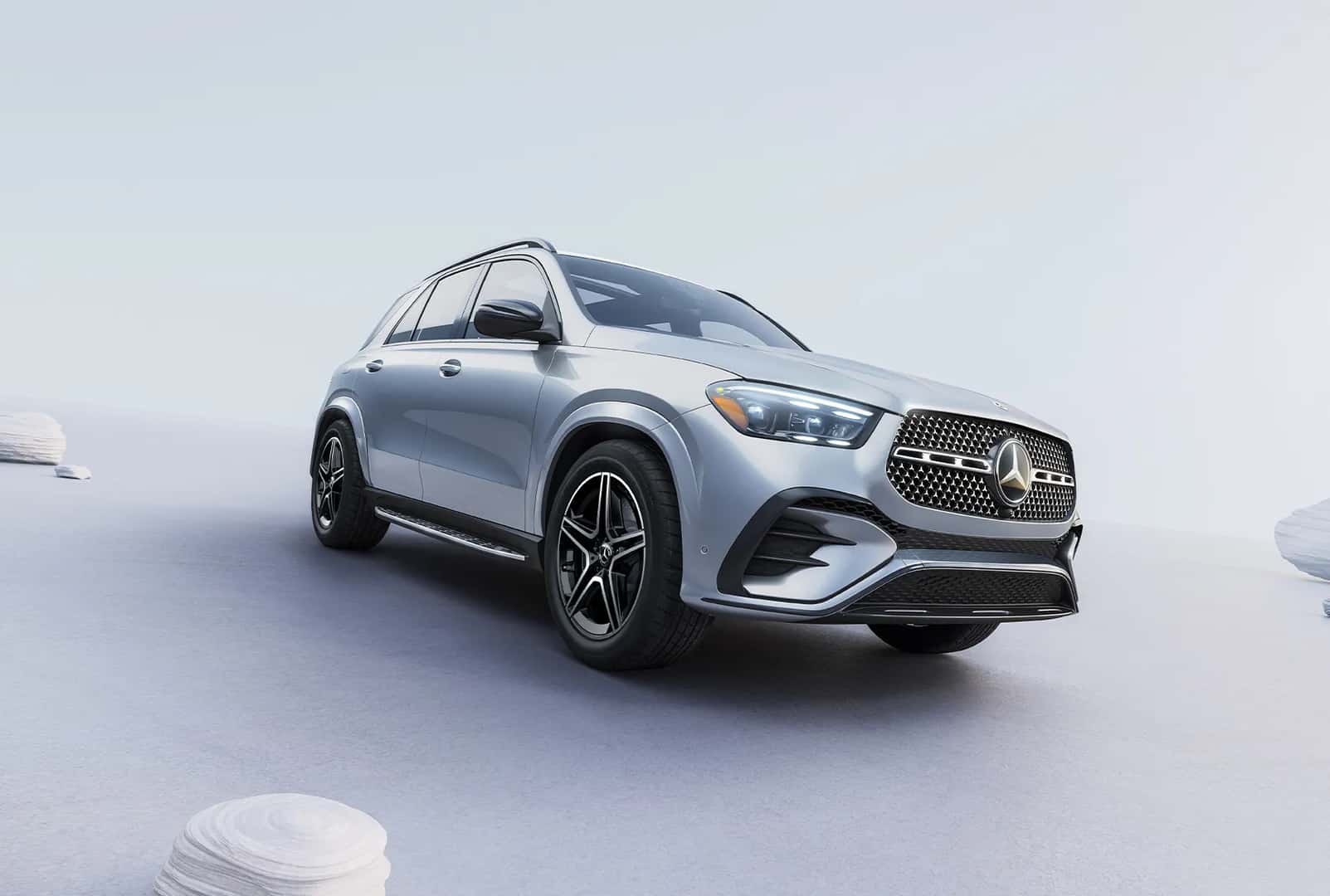 2026 Mercedes-Benz GLE SUV towing a boat
