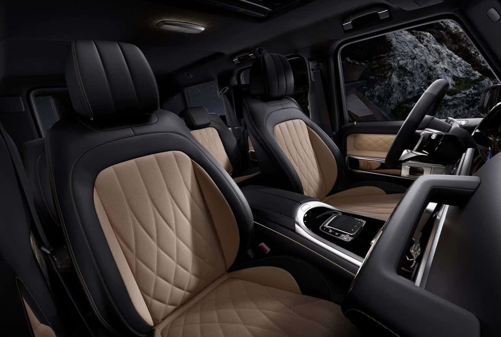 Interior of the 2026 MB G-Class
