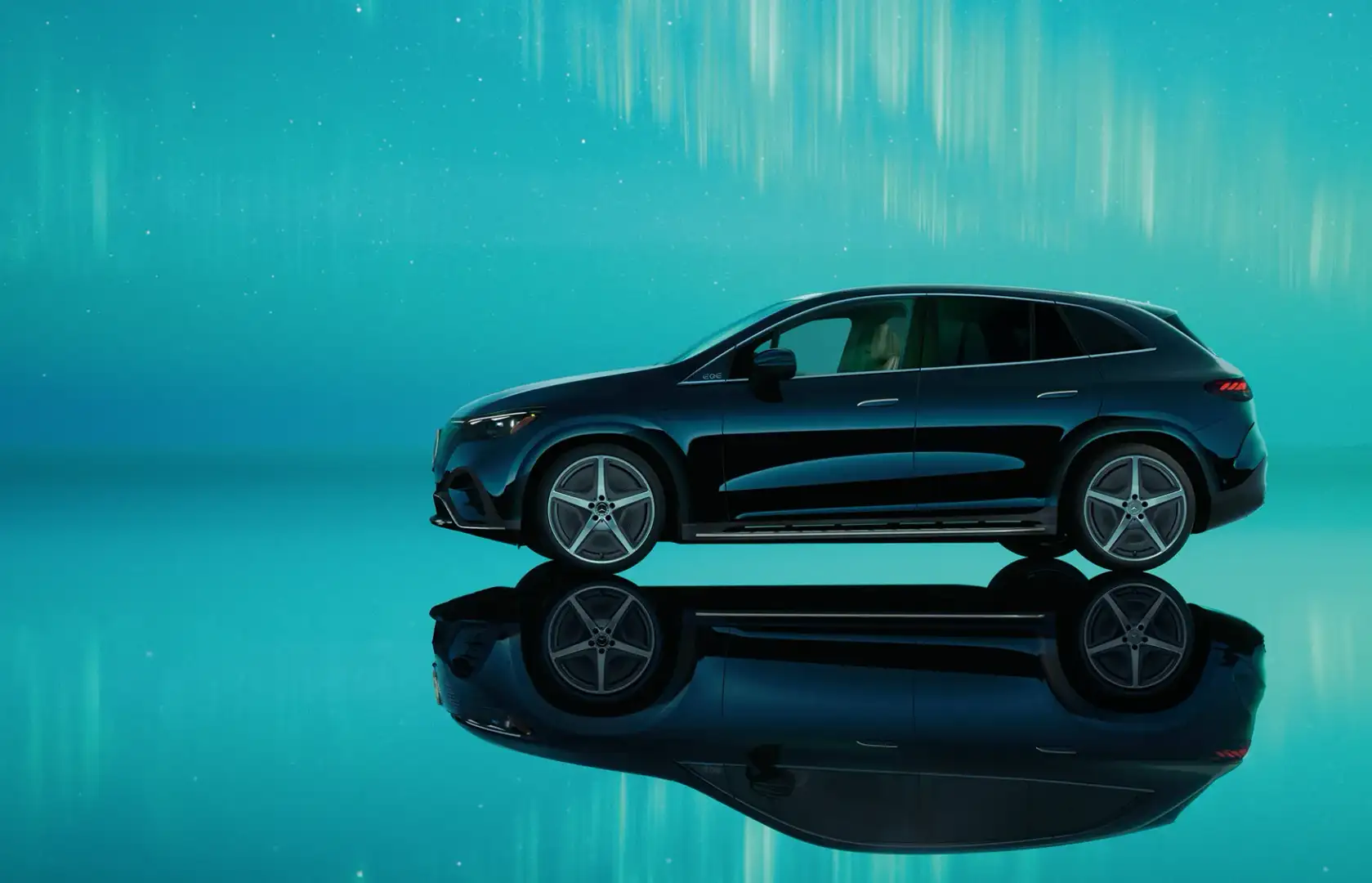 2026 Mercedes-AMG EQE SUV parked in Wisconsin.