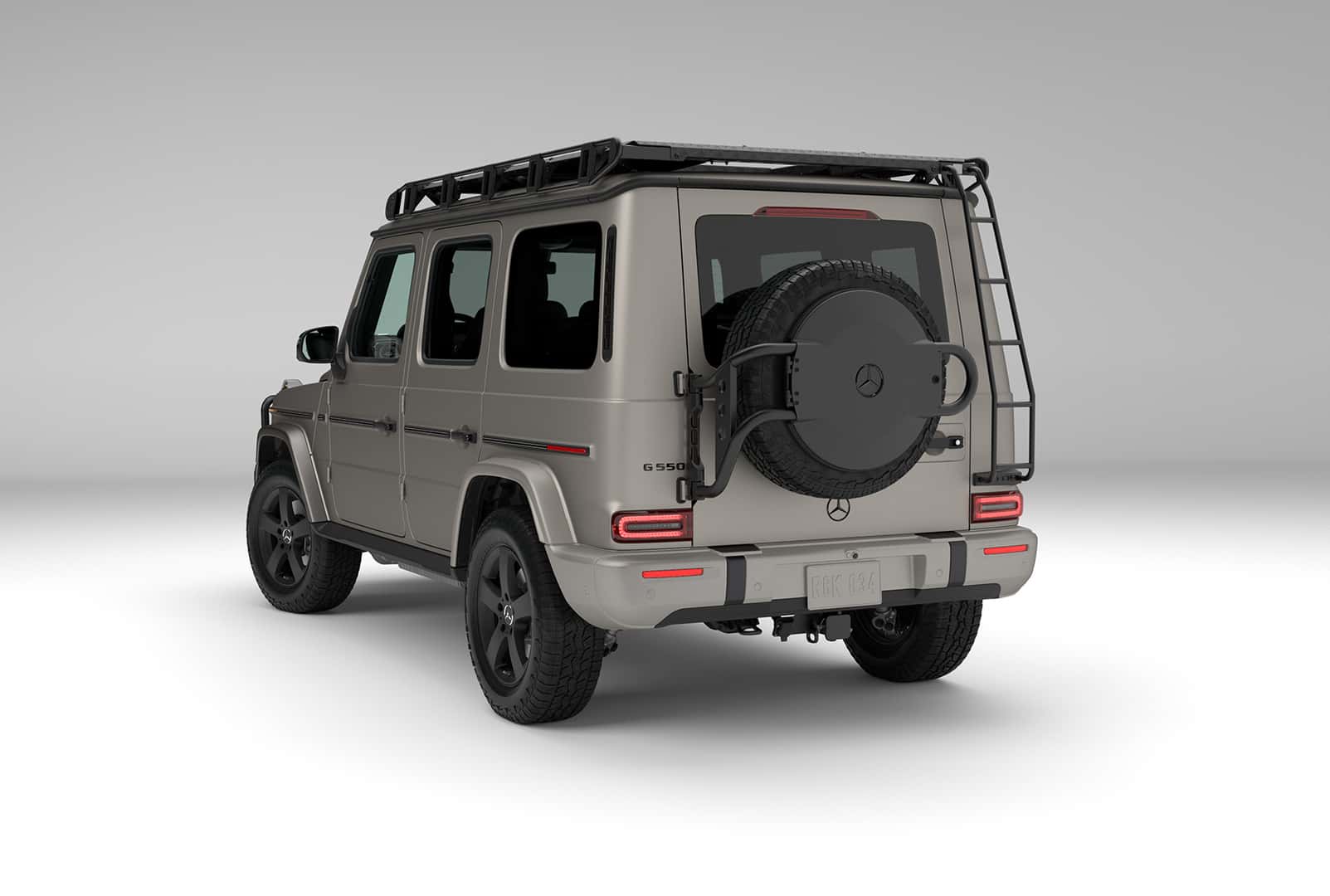 Rugged, high-strength steel rigid ladder frame architecture of the Mercedes-Benz G-Class