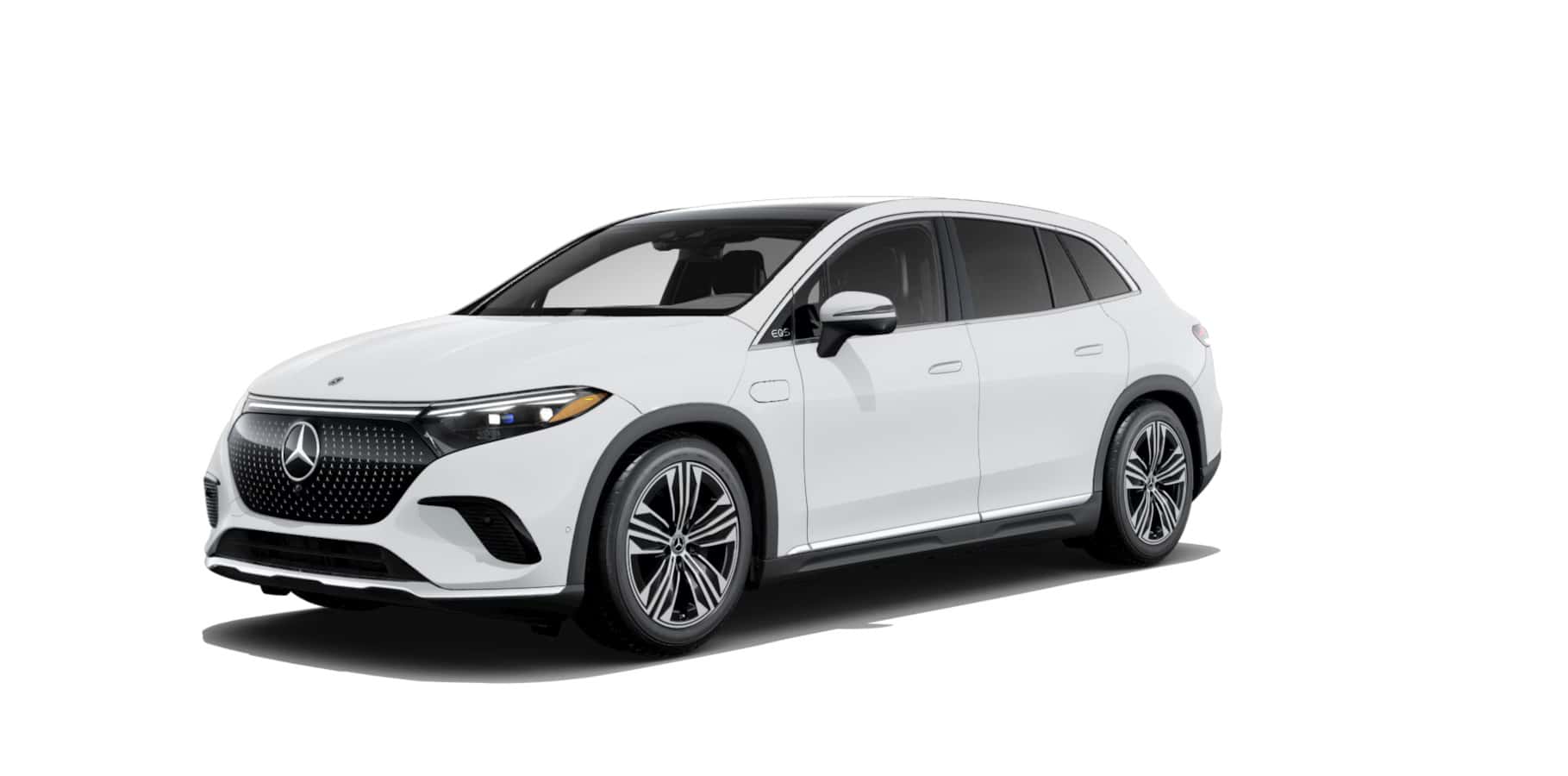 2026 Mercedes-Benz EQS 400 4MATIC luxury electric SUV driving on city streets