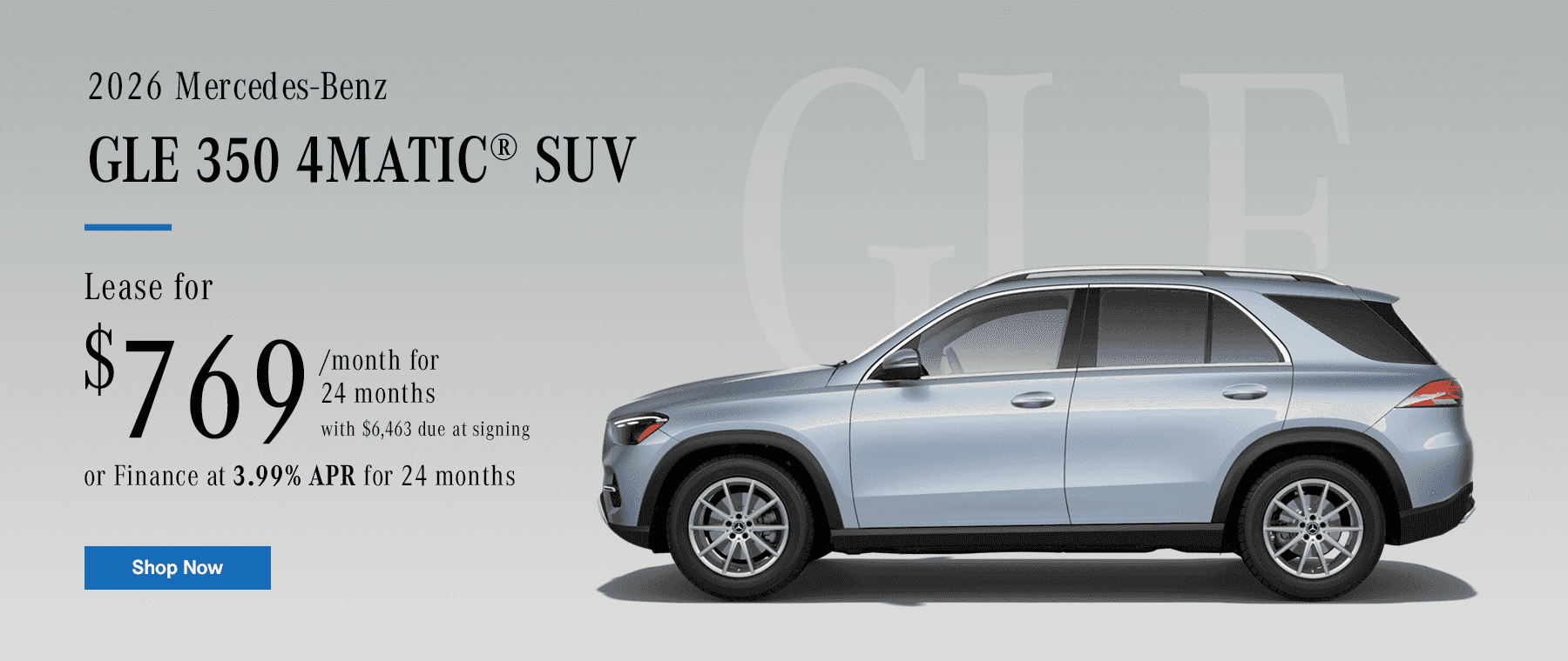 2026 Mercedes-Benz GLE 350 4MATIC® SUV