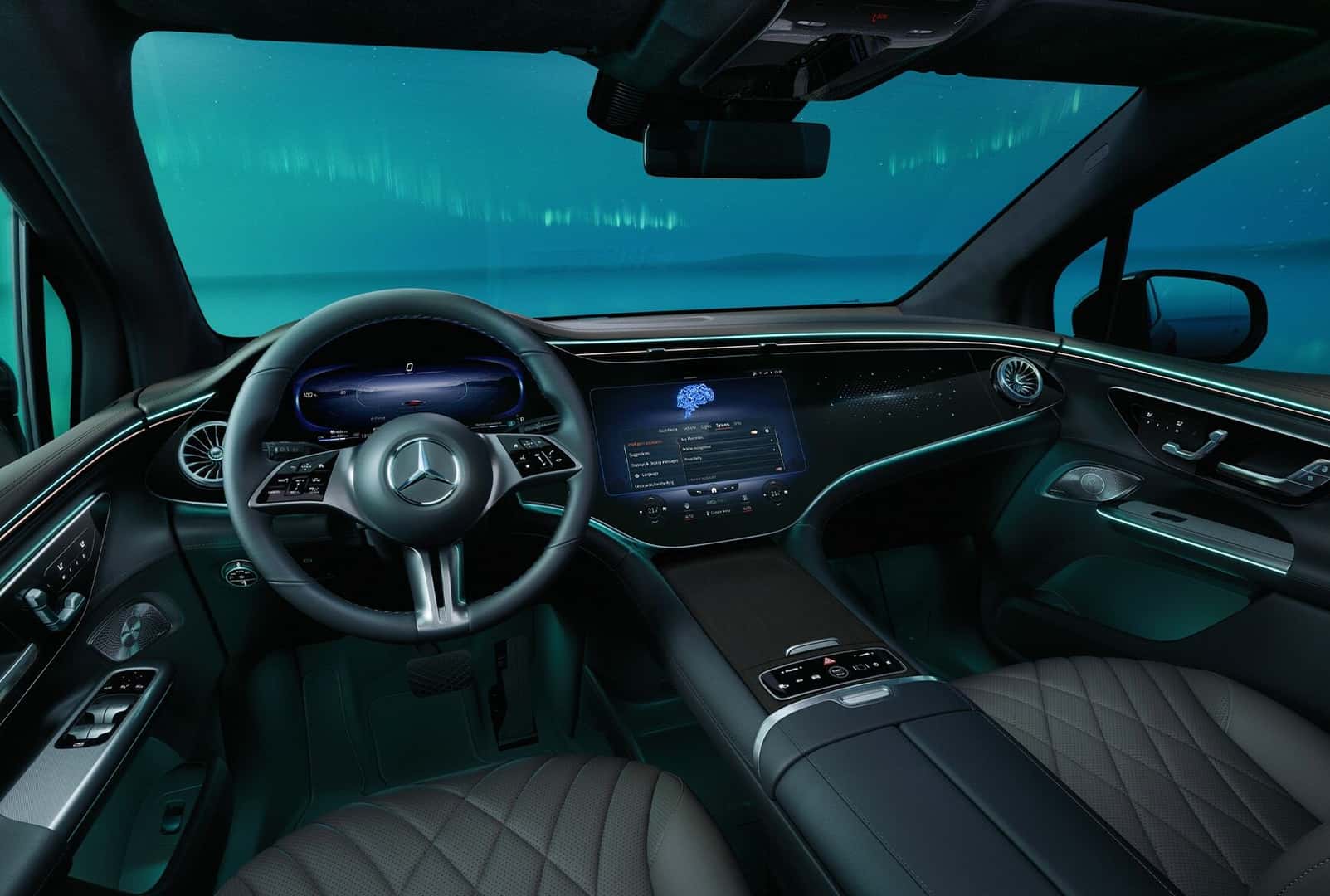 2027 Mercedes-Benz EQE SUV MBUX technology and infotainment