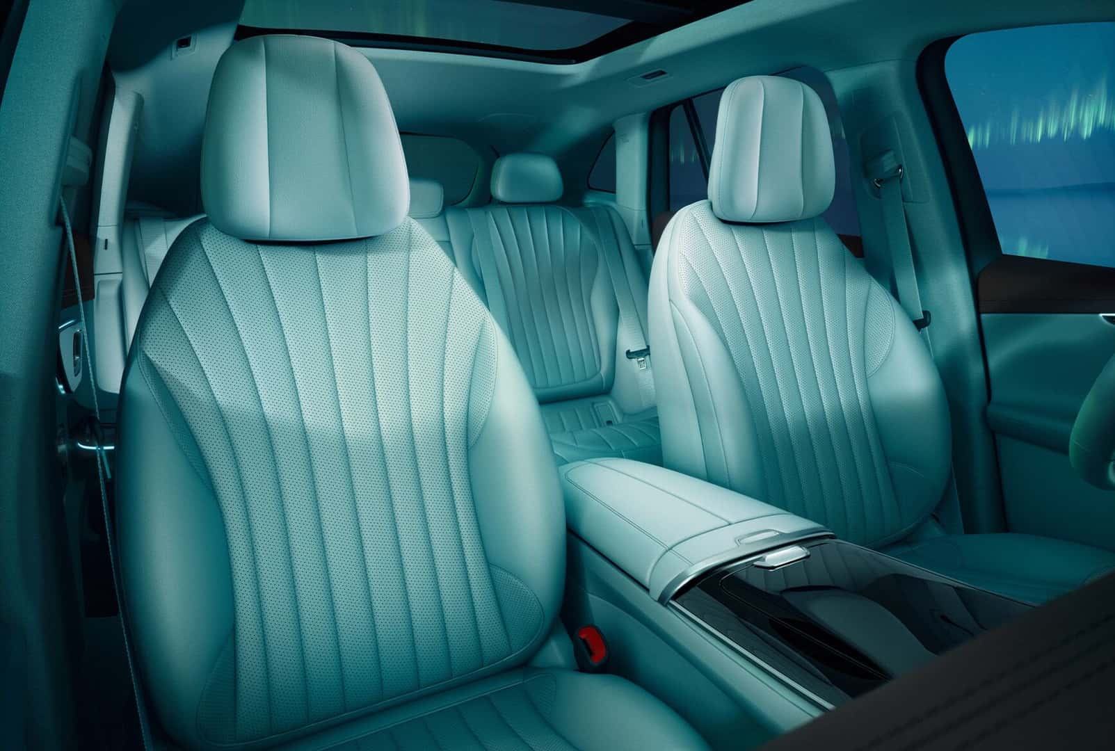 2027 Mercedes-Benz EQE SUV interior seating and cargo space