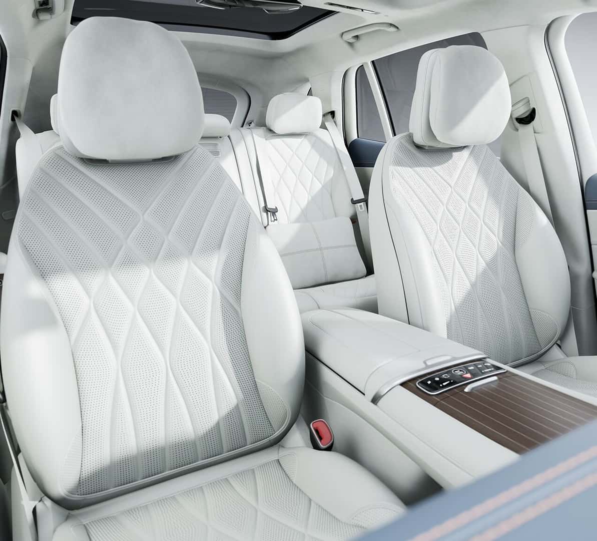 2027 Mercedes-Benz EQS SUV interior seating and cargo space