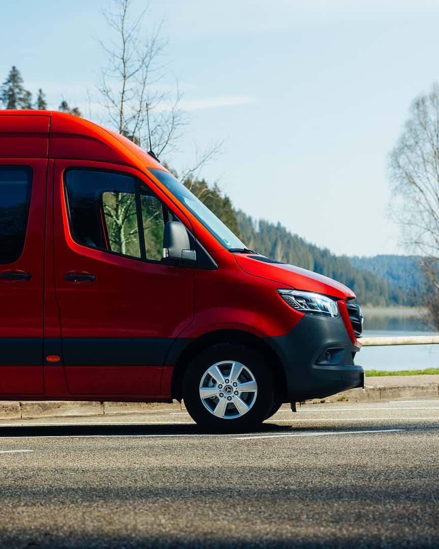 Mercedes-Benz Sprinter Crew Van passenger and cargo area