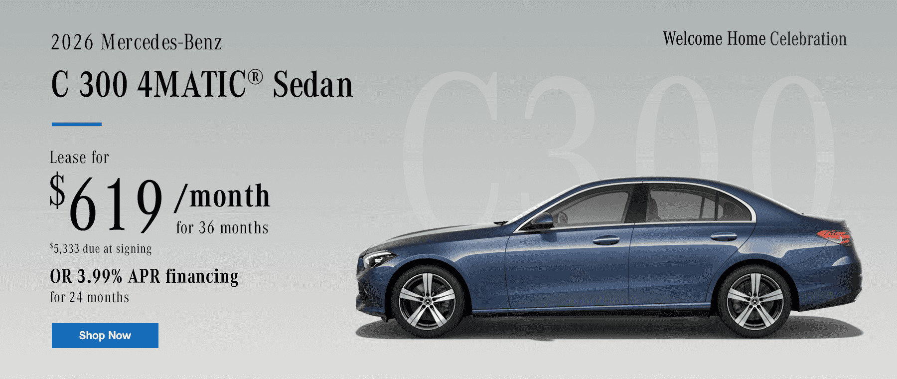 2026 Mercedes-Benz C 300 4MATIC® Sedan