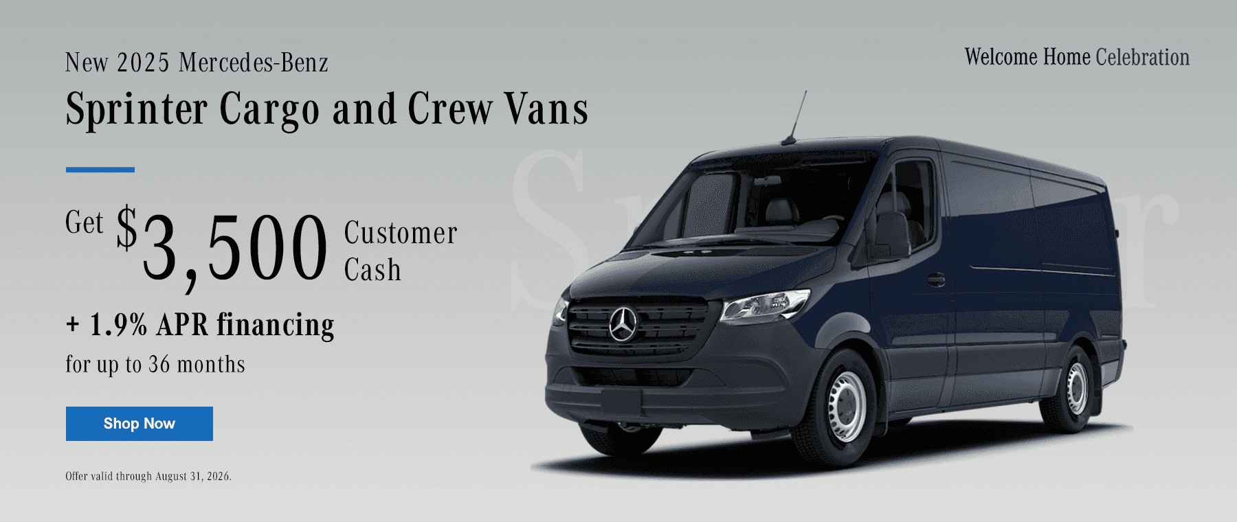 New 2025 Mercedes-Benz Sprinter Cargo and Crew Vans