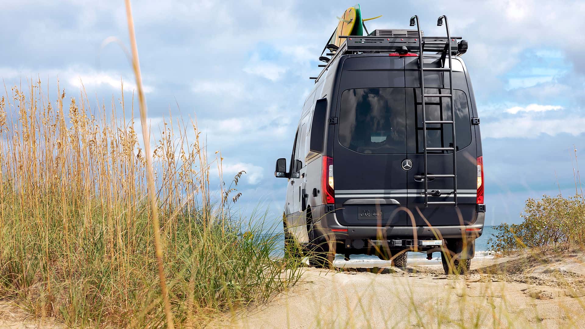 Mercedes-Benz Sprinter Crew Van carrying employees and work equipment